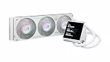 ASUS ROG Strix LC IV 360 ARGB White Edition All-in-One Flüssig-CPU-Wasserkühlung (3X adressierbare ROG ARGB-Lüfter, Asetek-Pumpe 8. Generation, LCD-Display, Intel LGA 1700, 1200, 115X, AMD AM5, AM4)