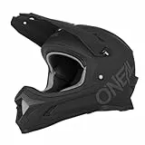 O'NEAL | Mountainbike-Helm | MTB Downhill | Nach Robustes ABS, Ventilationsöffnungen für Luftstrom & Kühlung, ABS Außenschale | SONUS Helmet SOLID | Erwachsene | Schwarz | Größe L