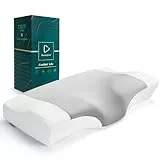 Ecosafeter Memory Foam Kopfkissen Orthopädisches Kissen Ergonomisches Nackenstützkisse Nackenkissen für und Schulterschmerzen-für Seiten, Rücken & Bauchschläfer