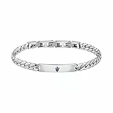 Maserati Jewels Herren Armband aus Stahl, blau IP - JM222AVD05