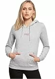 Miss Tee Damen Angel Hoody Heather Grey, S