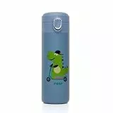 reer Kids Trinkhalmflasche -Trinkbecher für Babys und Kleinkinder - Auslaufsicher - mit verstecktem Strohhalm - Für den Übergang von der Babyflasche zum Becher - Perfektes Babyzubehör - Blau