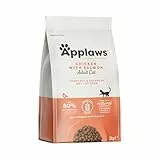 Applaws Katzentrockenfutter Adult, Huhn mit extra Lachs, getreidefrei und komplett 2kg (1 Packung)