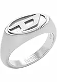 DIESEL Herren-Edelstahl-Signet Ring, DX147504011.5