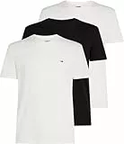 Tommy Jeans Herren TJM Xslim 3 Pack Tee Dm0dm21579 S/S T-Shirt, Multi (Ecru/Ecru/Black), XXL EU