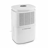 TROTEC TTK 30 E Luftentfeuchter elektrisch – 12 L/Tag, bis 15 m²/37 m³, Hygrostat, Timer, Autoabschaltung