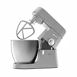 Kenwood Chef XL KVL4100S – Küchenmaschine mit großer 6,7 l Edelstahl-Rührschüssel, multifunktionaler Küchenhelfer, 1200 W, inkl. 3-teiligem Patisserie-Set, silber