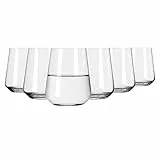 RITZENHOFF 6301003 Wasserglas 500 ml - Serie Lichtweiss - 6 Stück Trinkgläser im Geschenkset, stilvoll - Made in Germany