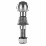 Ackerschienenbolzen | Kugelkopf | 3,5 t Zulassung | TÜV-konform | Bolzen für Ackerschiene | mit Stopmutter & U-Scheibe | Kupplungskopf