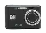 KODAK Pixpro FZ45-16.44 Megapixel Digitale Kompaktkamera, 4X optischer Zoom, 2.7 Zoll LCD, 720p HD-Video, AA-Batterie - Schwarz