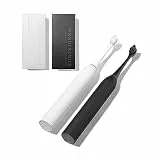 Wondersmile Schallzahnbürste Doppelpack PRO - Elektrische Zahnbürste mit 4 Putzprogrammen - Inkl. smarten Bürstenkopf(Ultimate Black/All Whie)