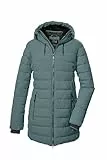 killtec Damen Steppparka/Parka mit Kapuze KOW 55 WMN QLTD PRK, blaugrau, 40, 41809-000