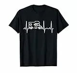 Camping Herzschlag EKG Wohnmobil - Camper T-Shirt T-Shirt