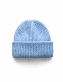 CECIL Damen B572717 Kuschelige Beanie, Light Blue Melange, A