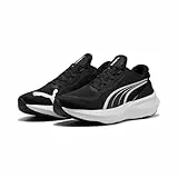 PUMA Unisex SCEND PRO 2 Straßen-Laufschuh, Black White, 43 EU