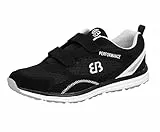 Brütting Unisex Performance V Fitnessschuhe, Schwarz Weiß, 43 EU