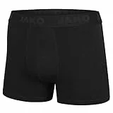 JAKO Herren Boxershorts Premium 2er-Pack, Schwarz, XL