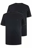 JP 1880 Herren große Größen Übergrößen Menswear L-8XL JP1880 T-Shirts, Basic, 2er-Pack, Rundhals, bis 8XL dunkel Marine 6XL 702637750-6XL