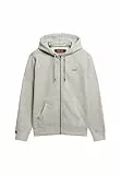 Superdry Essential Logo Zip Hoodie HB M2014128A Varsity Grey Grindle L