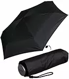Doppler Super Mini Fiber Compact Taschenschirm extem leicht und klein - Simply Black