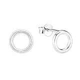 s. Oliver Ohrringe für Damen, 925 Sterling Silber, Rhodiniert