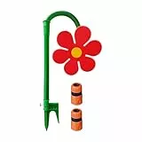 Crazy Daisy Sprinkler, Sprinkler Blume Mit 2 Adapter 360 Grad Rotierendes Garten Rasensprinkler, Tanzende Blume, Spritzblume Wassersprinkler Spielzeug Für Kinder Draußen Haustiere