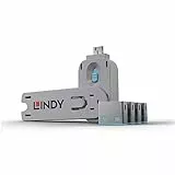 LINDY 40452 USB Typ A Port Schloss, blau