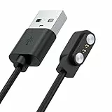 Oumida Ladegerät für Skg Letsfit Cubitt Yamay Willful Fitpolo Tozo Wyze Umidigi Blackview Ladekabel, 100Cm/3.3Ft Magnetisches USB Kabel für midigi Uwatch 3S 3 2 2S Urun Smartwatch Zubehör (Schwarz)