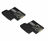 ADWITS 2 Packungen U.2 NVMe SSD-Laufwerk, 32Gbit/s M.2 Key-M (PCIe 4.0/3.0) zu U.2 (SFF-8639) 2,5-Zoll-7-mm-SSD-Konverter, kompatibel mit AHCI-SSD, Vollaluminium-CNC-Gehäuse -Schwarz