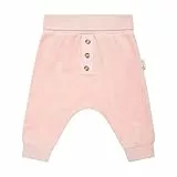 Steiff Unisex Baby Basic Jogginghose mit Beinbündchen Lässige Hose, Silver PINK, 62