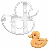 BAKERLOGY Entlein Ausstechform - Detailliertes Keksausstecher-Design zum Backen und Basteln, ideal für Fondant, Teig, Ton