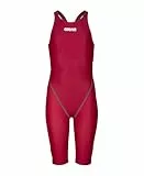 arena Powerskin ST Next Einteiliger Badeanzug für Mädchen, FINA-zugelassener Wettkampfanzug, Schwimmanzug für Mädchen aus Recyceltem Material, Gefütterter Einteiler für Mädchen mit Verstärkten Trägern