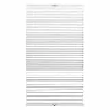 GARDINIA Plissee Concept Tageslicht, Blickdichtes Faltrollo, Alle Montage-Teile inklusive, EASYFIX Plissee verspannt mit Zwei Bedienschienen, Weiß, 55 x 130 cm (BxH)