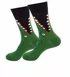 Rocking Socks lustige Krokodil Socken als Geschenk für Damen und Herren 1 Paar in Größe 39-46