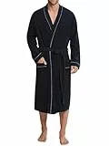 Schiesser Herren Reisemantel Bademantel, Blau (815-navy), 54 EU