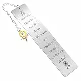 Belillpipi Metall Lesezeichen - Geschenk für Frauen, Muttertag, Freunde & Kollegen