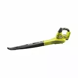 RYOBI 18 V ONE+ Akku-Laubgebläse OBL1820S (Luftgeschwindigkeit 245 km/h, Luftmenge 2,6 m³/min, ohne Akku & Ladegerät im Karton)