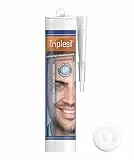 Triplesil Premium Silikon Dichtstoff – 1×310 ml Sanitärsilikon für Bad & Küche –Wasserbeständig–zum Abdichten-DIY Dichtmasse (1x white)