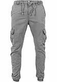 Urban Classics Herren Hose Cargo Jogging Pants, Darkgrey, XL