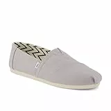 TOMS Herren Alpargata Classic Sneaker, Drizzle Grey Recyceltes Baumwollleinen, 43 EU
