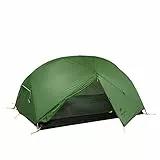 Naturehike Mongar Ultraleichtes Zelt 2 Personen Wasserdicht & Winddicht Kuppelzelt Kleines Packmaß Camping Zelt für Outdoor, Rucksack, Festival