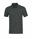 JAKO Herren Poloshirt Premium Basics, Anthrazit-Meliert, XL