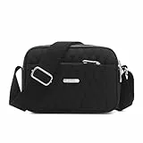YANAIER Handtasche Damen Umhängetasche Kleine Tasche Schultertasche Frauen Kleine GeldböRse Brieftasche Mode Damentaschen Schwarz-2