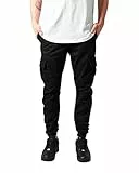Urban Classics Herren Hose Cargo Jogging Pants, Black, 5XL