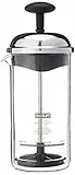 Bodum CHAMBORD Milchschäumer (Manuelles Aufschäumen, 0,08 liters) schwarz