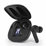 AsiceSound Bluetooth Kopfhörer, Bluetooth 5.3 Immersive HiFi-Stereo-Ohrhörer, tiefer Bass, 4 ENC-Mikrofone, 72 Stunden Spielzeit, angenehm zu tragen, IPX8 wasserdichte Kopfhörer