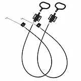 Holibanna Universal Recliner Release Kabel Griff 2 Pack Schwarz D Verstärkter Kohlenstoffstahl Fit Sofa