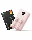 WeeFancy Power Bank 10000mAh Powerbank Klein PD 22,5W Mini Powerbank mit integrierten Kabeln USB C Externe Handyakkus 3 Ausgänge & 3 Eingänge Kompatibel mit iPhone/Samsung/Huawei/Xiaomi/OnePlus (Rosa)