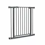 hauck Standard Türschutzgitter ohne Bohren ohne Verlängerung, Dark Grey