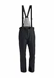Maier Sports Anton 2, Herren Skihose, wasserdichte Schneehose mit Hosenträgern, Stretchmaterial und Verstellbarer Bund, PFC-frei, mTHERM Wattierung & mTEX Wetterschutz, Schwarz, Gr. 106 (W34/L36)